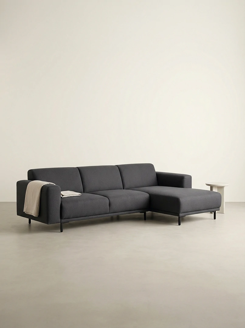 Modern Fabric Sofa - Image 4