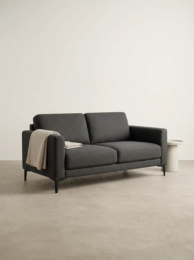 Modern Fabric Sofa - Image 2