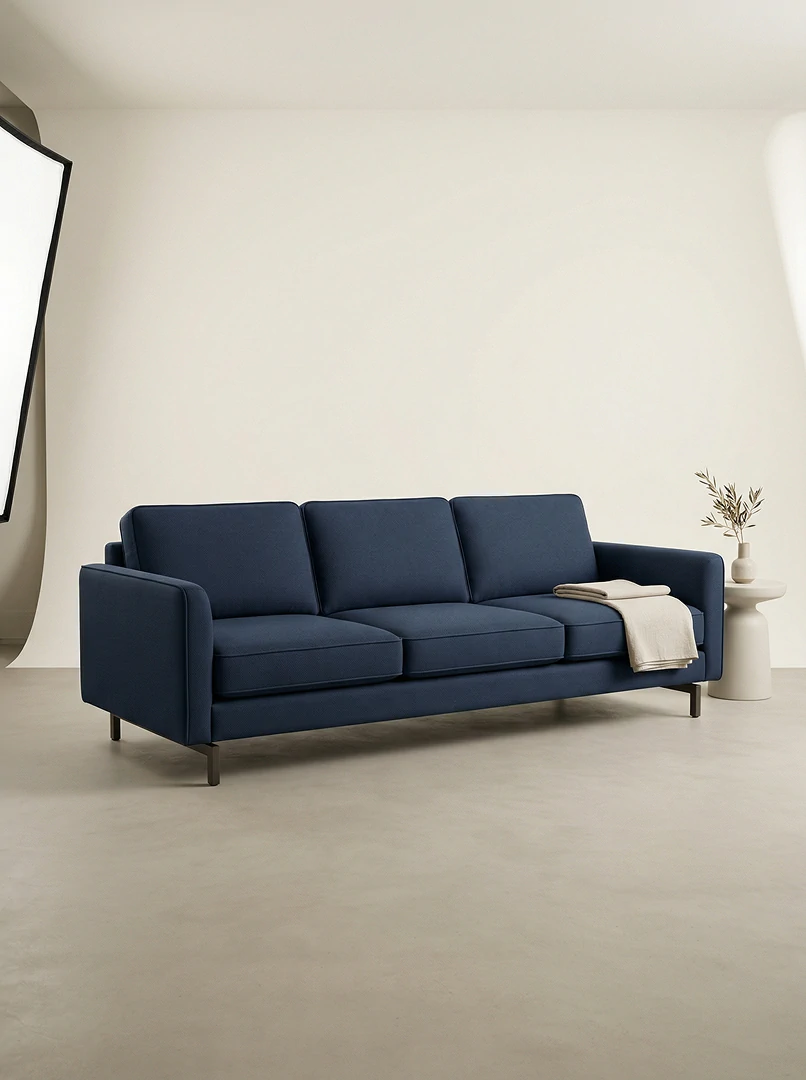 Modern Fabric Sofa - Image 8